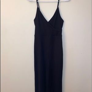 Black, ankle length jumpsuit *Worn Once*